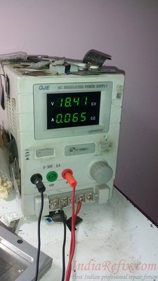 .065AMP CONSUPTION THEN SHUTDOWN