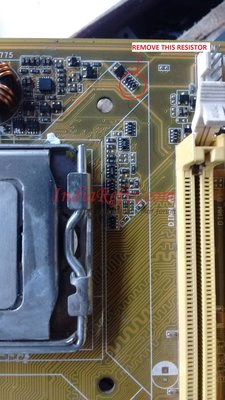 REMOVE THIS RESISTOR ONLY 822