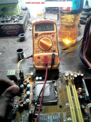 CHECKED CORE VOLTAGE .50V (PROBLEM) WIRTHOUT PROPER CORE VOLTAGE CPURESET CANT GENERATE